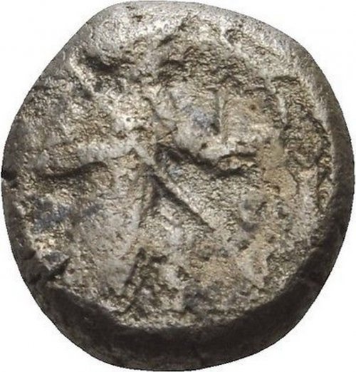 Silver Siglos Circa 485 BCE Lydo-­Milesian standard Sardes mint 15 mm / 5,25 g #292 #2017.II.27 (V)