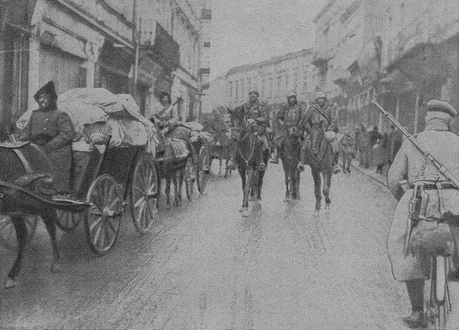 After the troops across Romania (Late December 1916)