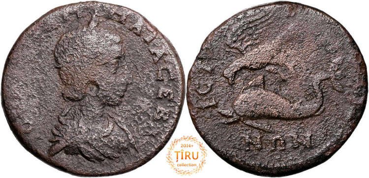 222⇌235 CE ║ Julia Avita Mamaea ║ Æ Triassarion ║ Istros (Histria), Moesia Inferior ║ RPC VI, 2052 (temporary)